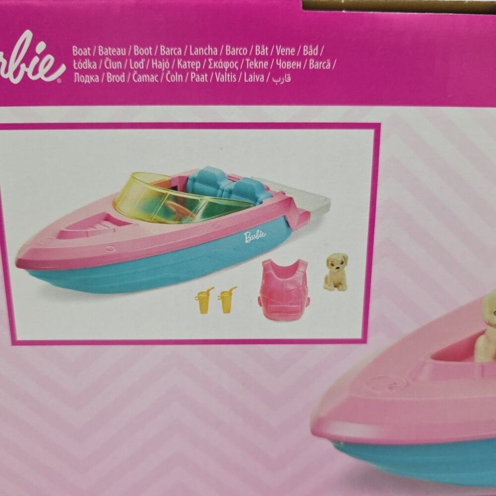 Mattel Barbie Boat with Puppy and Accessories New In Box Sealed - Picture 5 of 7